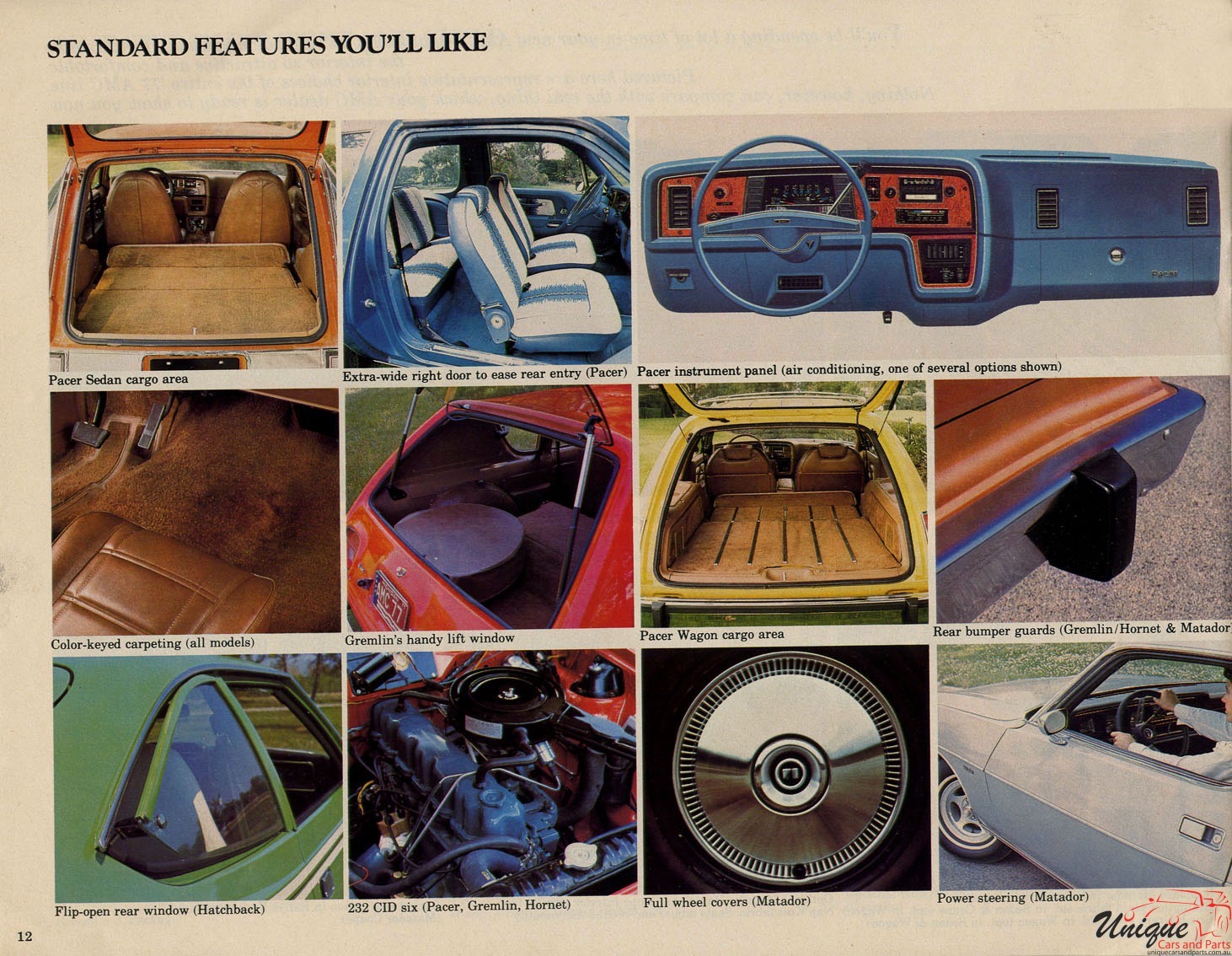 1977 AMC Auto Show Edition Brochure Page 11